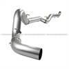 MACHForce XP Down-Pipe Back SS-409 Exhaust System 5 in. Incl. Clamps/Hangers Muffler And Tip Not Included 409 Stainless Steel - image 1