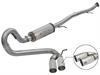 49-44074-P Rebel Series 3 IN 409 Stainless Steel Downpipe-Back Exhaust w/ Polished Tip GM Colorado/Canyon 16-20 L4-2.8L (td) LWN - image 1