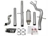 49-44075-B Large-Bore HD 3 IN 109 Stainless Steel Turbo-Back Exhaust System w/ Black Tip - image 1