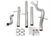 49-44075NM Large-Bore HD 3 IN 409 Stainless Steel Turbo-Back Exhaust System w/o Muffler - image 1