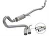 49-44076-P Rebel Series 3 IN 409 Stainless Steel Turbo-Back Exhaust w/ & Polished Tip GM Colorado/Canyon 16-20 L4-2.8L (td) LWN - image 1
