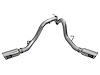 49-44080-P Large Bore-HD 4 IN 409 Stainless Steel DPF-Back Exhaust System w/Polished Tip GM Diesel Trucks 2016 V8-6.6L (td) LML - image 1