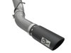 49-44081-B Large Bore-HD 5 IN 409 Stainless Steel DPF-Back Exhaust System w/Black Tip GM Diesel Trucks 2016 V8-6.6L (td) LML - image 2