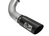 49-46113-B Large Bore-HD 4 IN DPF-Back Stainless Steel Exhaust System w/Black Tip Nissan Titan XD 16-19 V8-5.0L (td) - image 4