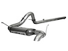 MachForce XP Cat Back Exhaust System SS-409 Jeep Wrangler JK 3.8L 07-10 (2/4 Door High Tuck) - image 1