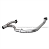 MACHForce XP Exhaust Y-Pipe 2/2.5 in. 2x2in Into 1x2.5 in. Mandrel Bent Tubing True Merge Collector 409 Stainless Steel - image 1