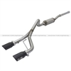 Exhaust 2.5in CB Jeep Wrangler JK 07-15 V6-3.6/3.8L Blk-Dual Rebel - image 1