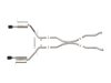 49-32086-B MACH Force-Xp 304 Stainless Steel Cat-Back Exhaust System w/ Black Tip Dodge Durango 11-25 V6-3.6L/V8-5.7L - image 2