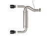 49-33137-B Vulcan Series 3 IN to 2-1/2 IN Stainless Steel Axle-Back Exhaust System Black Ford Bronco 21-25 L4-2.3L (t)/V6-2.7L - image 2
