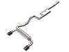 49-33138-C Vulcan Series 3 IN to 2-1/2 IN Stainless Steel Cat-Back Exhaust System Carbon Ford Bronco 21-25 L4-2.3L (t)/V6-2.7L - image 1