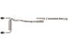 49-33138-C Vulcan Series 3 IN to 2-1/2 IN Stainless Steel Cat-Back Exhaust System Carbon Ford Bronco 21-25 L4-2.3L (t)/V6-2.7L - image 2