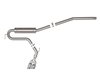 49-33144-P Rebel Series 2-1/2 IN 304 Stainless Steel Cat-Back Exhaust w/ Polished Tip Ford Maverick 22-25 L4-2.0L (t) AWD - image 2