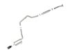 49-36052-B Takeda 2-1/4 IN 304 Stainless Steel Cat-Back Exhaust System w/Black Tip Subaru Impreza 12-16 H4-2.0L - image 2