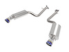 49-36060-L Takeda 2-1/2 IN 304 Stainless Steel Axle-Back Exhaust System w/ Blue Tip Lexus IS350 14-23 V6-3.5L - image 1