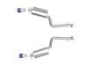 49-36060-L Takeda 2-1/2 IN 304 Stainless Steel Axle-Back Exhaust System w/ Blue Tip Lexus IS350 14-23 V6-3.5L - image 2