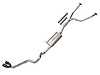 49-36061-B Vulcan Series 2-1/2 IN to 3 IN Stainless Steel Cat-Back Exhaust System Black Toyota Tundra 22-25 V6-3.4L (tt) - image 1