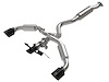 49-36067-B Gemini XV 3 IN to 2-1/2 IN 304 Stainless Steel Cat-Back Exhaust w/ Cut-Out Black Toyota GR Corolla 23-25 L3-1.6L (t) - image 1