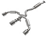 49-36070-P Gemini XV 3 to 2-1/2 IN 304 Stainless Steel Cat-Back Exhaust w/ Cut-Out Polished Toyota GR Corolla 23-25 L3-1.6L (t) - image 1