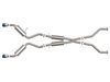 49-36139-L Takeda 2-1/2 IN 304 Stainless Cat-Back Exhaust w/ Resonator and Blue Flame Tip Nissan 370Z 09-20 V6-3.7L - image 2