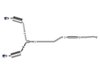 49-36629-L Takeda 2-1/2 IN to 2-1/4 IN 304 Stainless Steel Cat-Back Exhaust System Blue Acura TSX 09-14 L4-2.4L - image 2