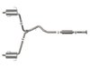 49-36805 Takeda 2-1/2 IN to 2-1/4 IN 304 Stainless Steel Cat-Back Exhaust System Subaru Outback 20-25 H4-2.4L (t) - image 2
