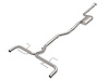 49-36903 MACH Force-Xp 2 IN to 2-1/2 IN Stainless Steel Cat-Back Exhaust System Alfa Romeo Giulia 17-25 L4-2.0L (t) - image 1
