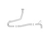 49-37017NM Takeda 2-1/2 IN 304 Stainless Steel Axle-Back Exhaust System w/o Muffler Hyundai Kona 18-23 L4-1.6L (t) - image 2