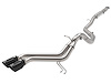 49-37018-B Takeda 2-1/2 IN to 3 IN 304 Stainless Steel Cat-Back Exhaust w/ Black Tips Hyundai Veloster 13-17 L4-1.6L (t) - image 1