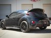 49-37019-L Takeda 3 IN to 2-1/2 IN 304 Stainless Steel Axle-Back Exhaust w/ Blue Flame Tip Hyundai Veloster 13-17 L4-1.6L (t) - image 3