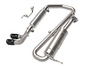 49-37020-B Takeda 2-1/4 IN 304 Stainless Steel Cat-Back Exhaust System w/ Black Tip Suzuki Jimny 18-25 L4-1.5L