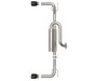 49-37023-B Takeda 3 IN to 2-1/2 IN 304 Stainless Steel Axle-Back Exhaust w/ Black Tip Mazda 3 Hatchback 19-25 L4-2.5L/2.5L (t) - image 2
