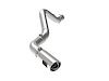 49-44125-P Large Bore-HD 5 IN 409 Stainless Steel DPF-Back Exhaust System w/Polished Tip GM Diesel Trucks 20-23 V8-6.6L (td) L5P - image 1