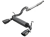 49-48096-B Rebel Series 3 IN to 2-1/2 IN 409 Stainless Steel Cat-Back Exhaust w/ Black Tip Jeep Wrangler (JL) 18-25 L4-2.0L (t) - image 1