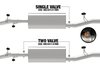 49C44137NM Apollo GT Series 409 Stainless Steel Muffler Delete Pipe GM Silverado/Sierra 1500 20-25 V8-6.2L - image 4
