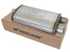 49M00015 MACH Force-Xp 409 Stainless Steel Muffler 3 IN ID Center/Dual-Outlet x 11 IN W x 6 IN H x 22 IN L - Oval Body - image 2