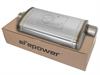 49M00016 MACH Force-Xp 409 Stainless Steel Muffler 3 IN ID Center/Offset x 11 IN W x 5 IN H x 22 IN L - Oval Body - image 1