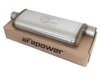 49M00017 MACH Force-Xp 409 Stainless Steel Muffler 3 IN ID Center/Offset x 9 IN W x 4 IN H x 22 IN L - Oval Body - image 2