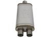 49M00018 MACH Force-Xp 409 Stainless Steel Muffler 3 IN ID Center/2-1/2 Dual-Outlet x 18 IN L x 9 IN W x 4 IN H - Oval Body - image 2