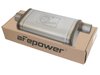 49M00019 MACH Force-Xp 409 Stainless Steel Muffler 2-1/2 IN ID Center/Offset x 9 IN W x 4 IN H x 18 IN L - Oval Body - image 2