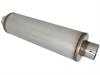 49M00024 MACH Force-Xp 409 Stainless Steel Muffler 3-1/2 IN ID Center/Center x 7 IN Dia. x 24 IN L - Round Body - image 1
