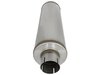 49M00024 MACH Force-Xp 409 Stainless Steel Muffler 3-1/2 IN ID Center/Center x 7 IN Dia. x 24 IN L - Round Body - image 2