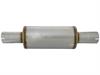 49M00025 ATLAS Aluminized Steel Muffler 3-1/2 IN ID Center/Center x 7 IN Dia. X 16 IN L - Round Body - image 1