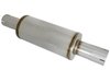 49M00025 ATLAS Aluminized Steel Muffler 3-1/2 IN ID Center/Center x 7 IN Dia. X 16 IN L - Round Body - image 2