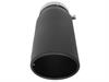 49T50601-B15 MACH Force-Xp 409 Stainless Steel Clamp-on Exhaust Tip Black 5 IN Inlet x 6 IN Outlet x 15 IN L - image 1