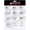 Brake Fitting Merchandising Display Board 8" x 10"