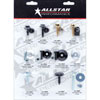 Body Bolt Merchandising Display 8" x 10" Card Including Assortment of Body Bolts - image 1