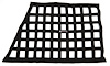ALL10293 Window Net Ribbon Style Angled Black Non-SFI - image 1
