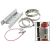 Quick-Release Fire Extinguisher Mount For 2-1/2 lb Bottle Extinguishers - image 1