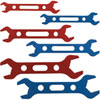 Double Ended Aluminum Wrench Set Includes 6 Wrenches - image 1