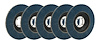 ALL12121-5 Flap Discs 60 Grit 4-1/2 in. with 7/8 in. Arbor